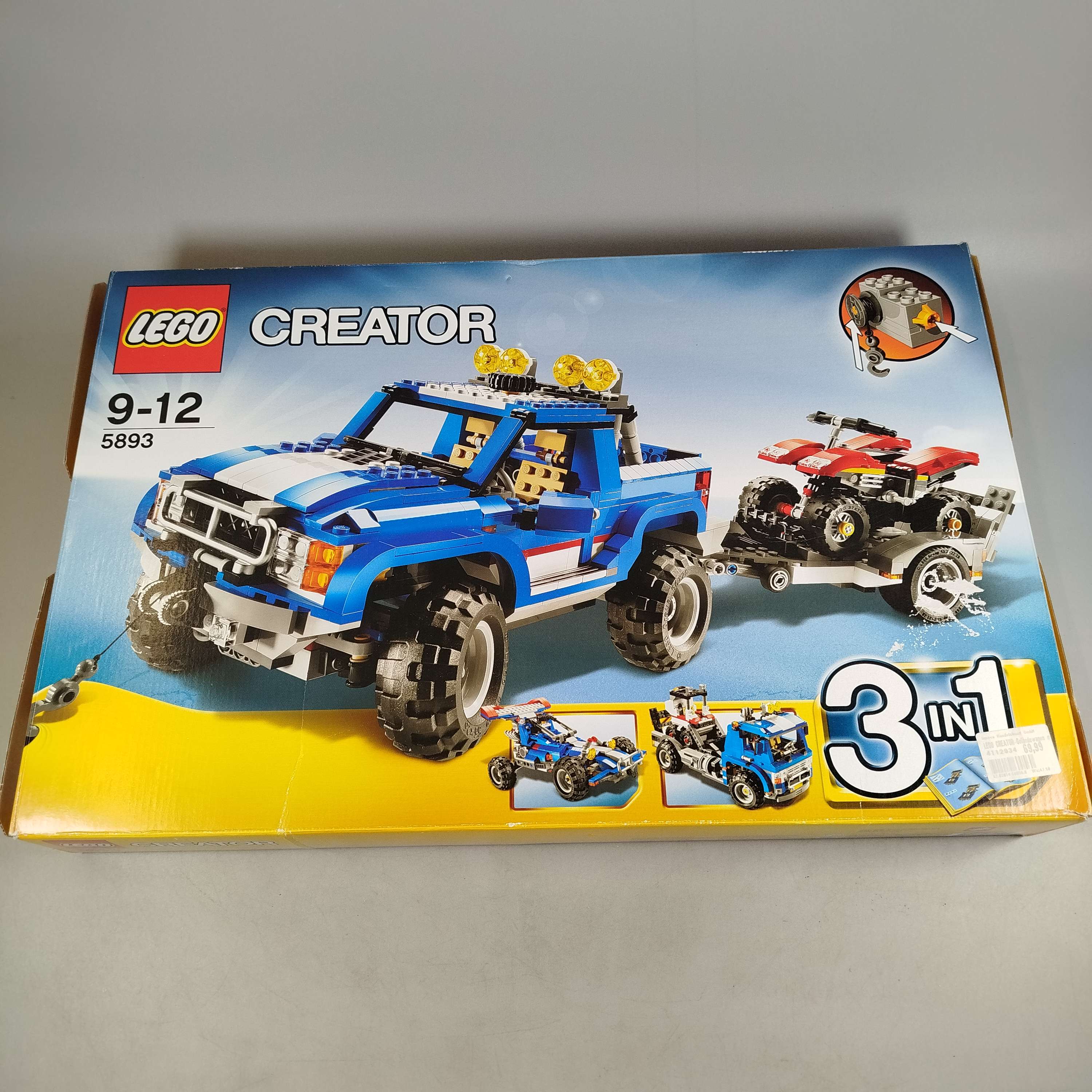 LEGO 5893 Geländewagen mit Quad, gebraucht, ab 10 11 12 Jahre | ✅ geprüft